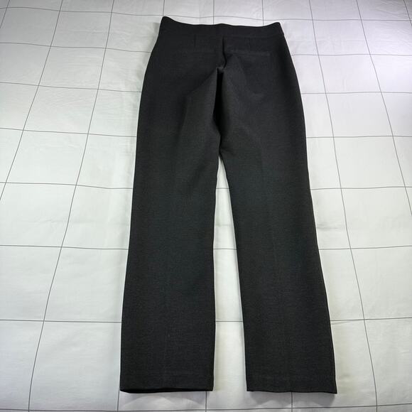 Spanx Pants Womens Medium Gray Perfect Fit Ponte Slim Straight Pull On Smoothing - Picture 3 of 12
